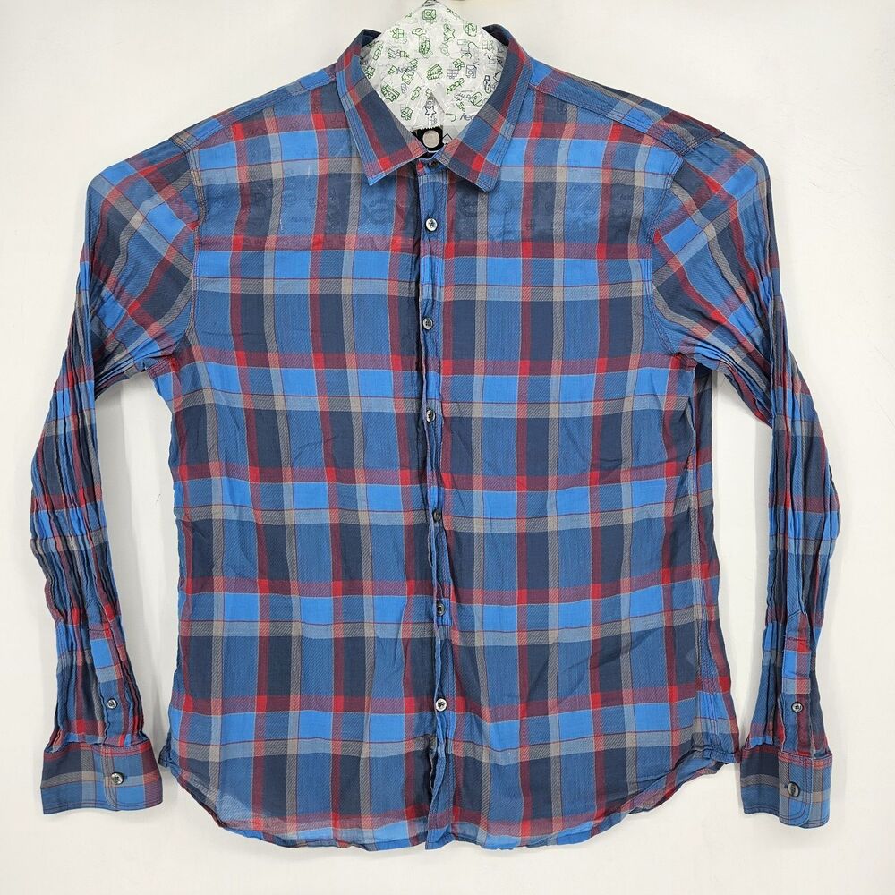Armani Exchange Shirt Mens‎ XXL Button Up Long Sleeve Casual Preppy Slim Fit